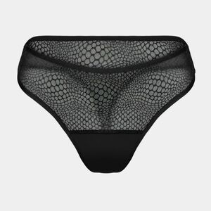 Knix Black Lace Thong NWT Essential Gossamer Seamless Size Small